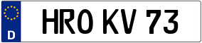 Truck License Plate
